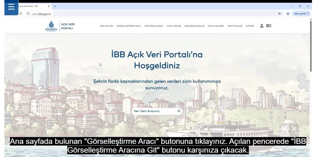 Araç: İBB Açık Veri Portalı’nın Görselleştirme Aracı